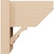Ekena Millwork 8-in W x 12-in D x 12-in H Balboa Slat Rough Cedar Woodgrain TimberThane Outlooker, Primed Tan OUTUR080X12X12BOA24RCPR - alternate 6